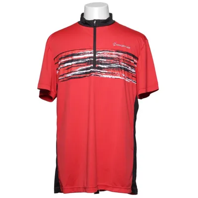 Wielershirt (Rood, Zwart, Wit) van Nakamura Polyester