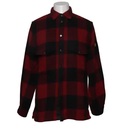 Flannel shirt (Red, Black) from Fjällräven Polyester, Wool, Acrylic