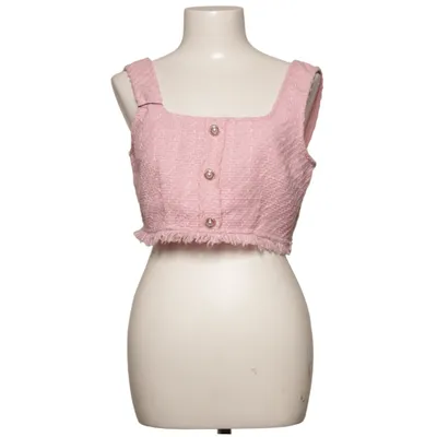 Crop top (Rose) de Reserved Acrylique, Polyester, Laine