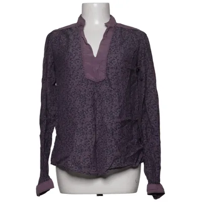 Blouse (Lila) van BZR by Bruuns Bazaar Katoen, Viscose