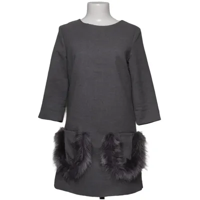 Dress (Gray) from Love Republic Acrylic, Elastane, Polyester, Viscose