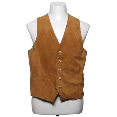 Leather vest (Brown) Leather