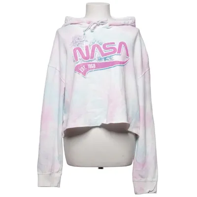 Hættetrøje (Pink, Blå, Hvid) fra Nasa Bomuld, Polyester