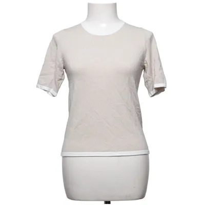 T-shirt (Beige, Hvid) fra Franco Callegari Polyamid, Viscose