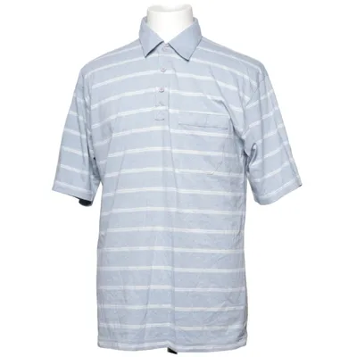 Poloshirt (Blauw, Wit) van Via Cortesa Katoen, Polyester