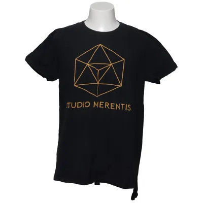 T-shirt (Sort, Gul) fra Anvil Bomuld