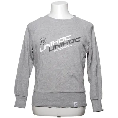 Collegetröja (Grå) från Unihoc Bomull, Polyester