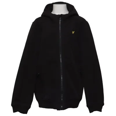Capuchon sweater (Zwart) van Lyle & Scott Elastaan, Polyester