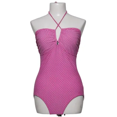 Swimsuit (Pink, White) from Beachwear by Damella Elastane, Polyamide