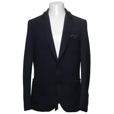 Blazer (Bleu) de Mondo Acrylique, Coton, Laine