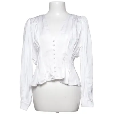 Blouse (Wit) van Uterqüe Lyocell, Viscose
