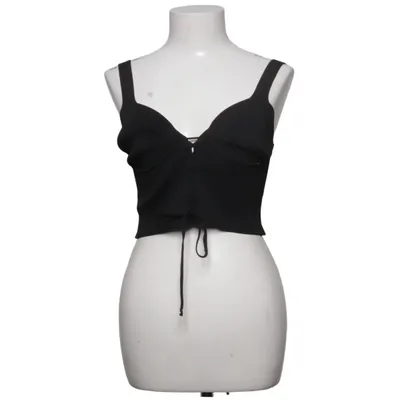 Crop top (Zwart) van Pologarage Polyamide