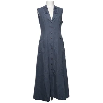 Maxi dress (Blue) from Maria Leone Cotton, Linen
