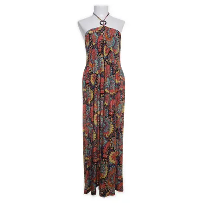 Halterneck dress (Red, Multicolored) from Anna Field Elastane, Polyester
