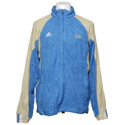 Fleecejakke (Blå, Gul) fra Adidas Polyester