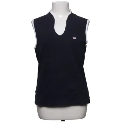 Tank Top (Blue, White) from Flash Basic Cotton, Elastane