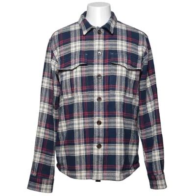 Overshirt (Blauw, Rood, Wit) van Knowledge Cotton Apparel Katoen