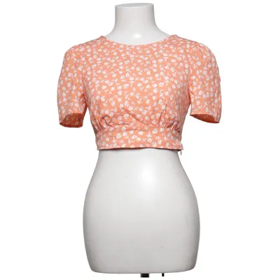 Crop top (Orange, Vit) från Fashion Union Polyester