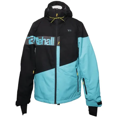 Ski-jas (Blauw, Zwart, Geel) van Rehall Polyester