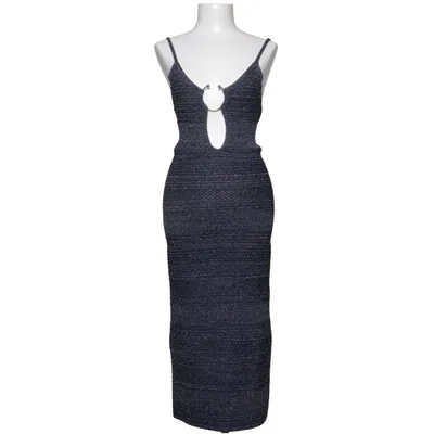 Maxi dress (Blue) from Zara Polyester, Viscose, Polyamide