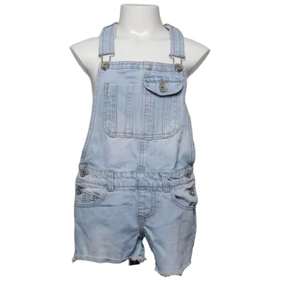 Hängselshorts (Blå) från Denim Co Bomull, Polyester, Viskos