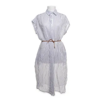 Shirt dress (White, Blue) from Zara Basic Z1975 Denim