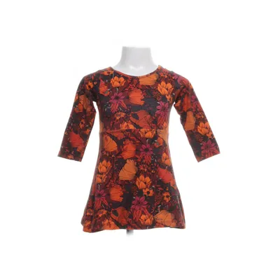 Klänning (Orange, Röd, Flerfärgad) från Cissi och Selma Ekologisk bomull, Elastan