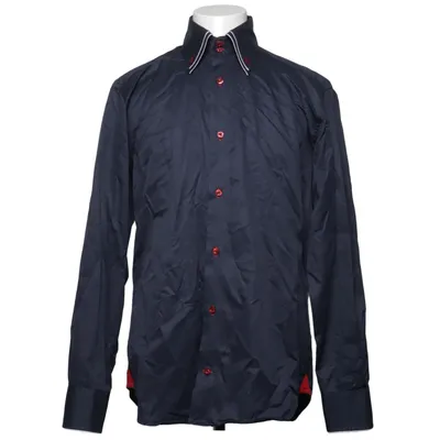 Chemise (Bleu, Rouge) de Cavallaro Napoli Coton