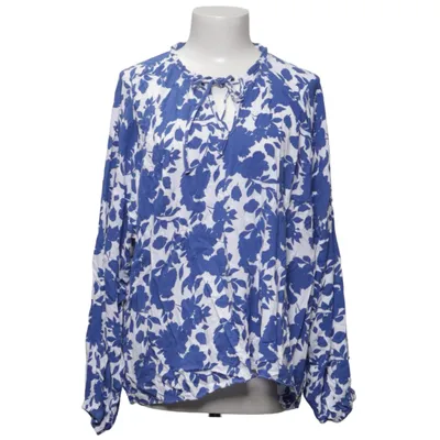 Bluse (Blå, Hvid) fra Pernilla Wahlgren Viscose
