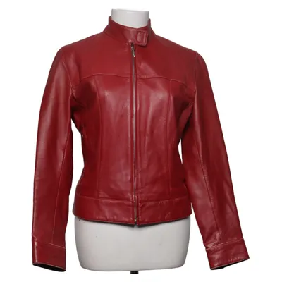Leather jacket (Red) from Gipsy by Mauritius Leather, Polyester