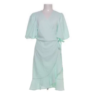 Slå-om-kjole (Grøn) fra Pieces Elastan, Polyester