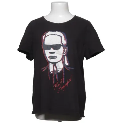 T-shirt (Noir) de Karl Lagerfeld for H&M Coton