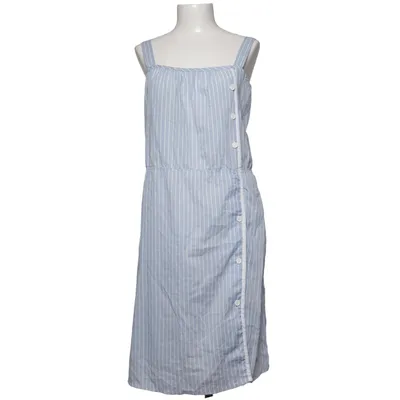 Dress (Blue, White) from Miss Melody Cotton, Polyester