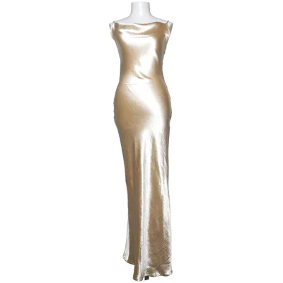 Långklänning (Gul, Guldfärgad) från Rat & Boa Polyester