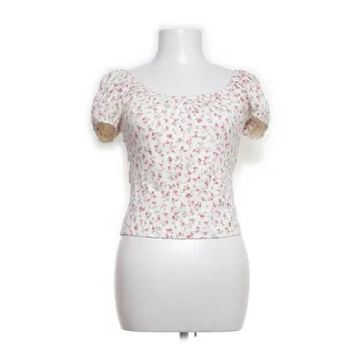 Topp (Vit, Flerfärgad) från Miss Selfridge Bomull, Elastan