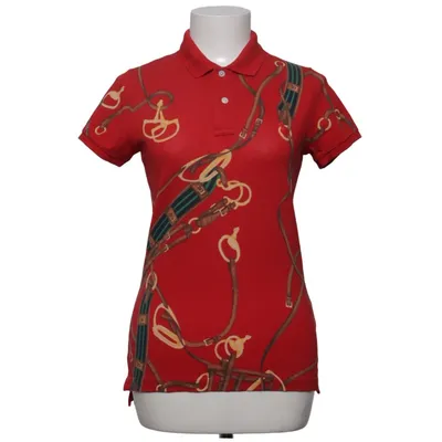 Polo (Rouge, Multicolore) de Ralph Lauren Coton, Élasthane