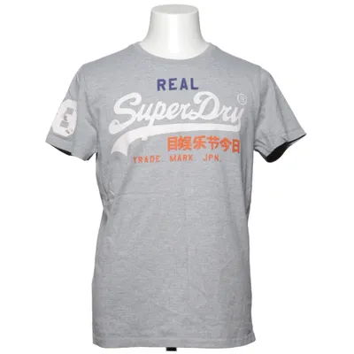 T-shirt (Gris, Blanc, Orange) de Superdry Coton, Polyester