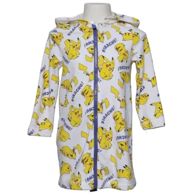 Bademantel (Weiß, Gelb, Mehrfarbig) von H&M Baumwolle, Polyester