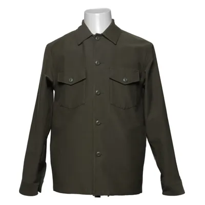 Overshirt (Groen) van Uniqlo Katoen, Elastaan, Polyester