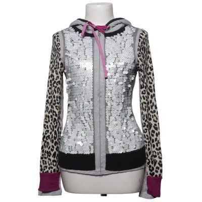 Hoodie (Gray, Multicolored) from Tuzzi Elastane, Viscose, Wool
