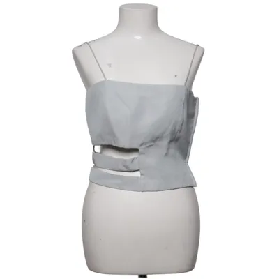 Crop top (Grijs) van Giorgio Armani Linnen, Polyester, Viscose