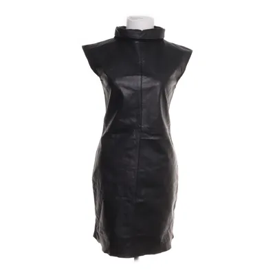Leren jurk (Zwart) van Hallhuber Elastaan, Polyester, Leer, Viscose