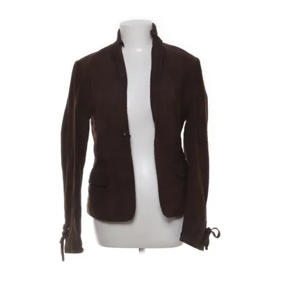 Leren blazer (Bruin) van Claudia Sträter Leer, Polyester