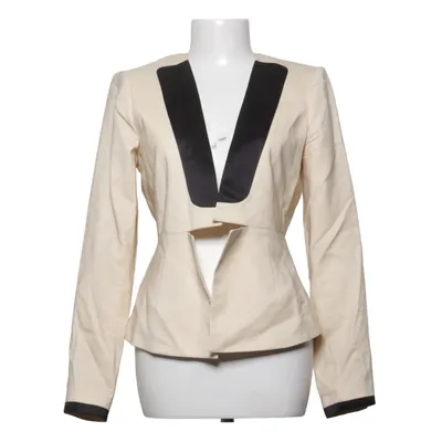 Smokingkavaj (Beige, Svart) från By Malene Birger Elastan, Polyester, Viskos, Ull