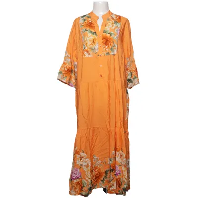 Maxikjole (Orange, Flerfarvet) fra Gemini Viscose