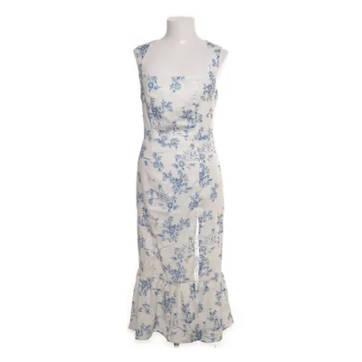 Jurk (Wit, Blauw) van Rihoas Polyester