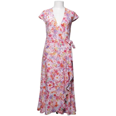 Omlottklänning (Vit, Flerfärgad) från Chica London Elastan, Polyester
