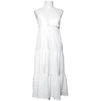 Maxi jurk (Wit) van Pull & Bear Elastaan, Polyester