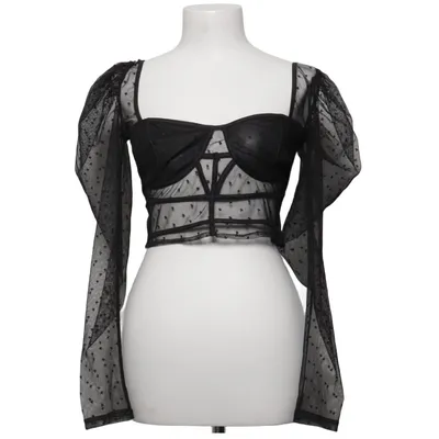Crop Top (Schwarz) von NA-KD by You Polyester