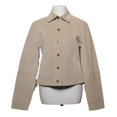 Läderjacka (Beige) från Isolina S Mocka